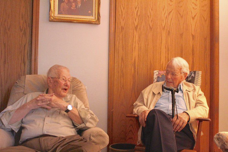 War effort 2 local men served in World War II, never fired a shot
